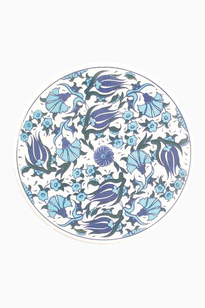Eren Çini Seramiği Ceramic Tile Patterned Trivet