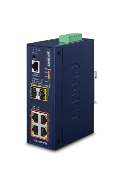 Planet PL-IGS-5225-4P2S Switch PoE Gigabit cu 4 porturi, 2 porturi, 1000X SFP...