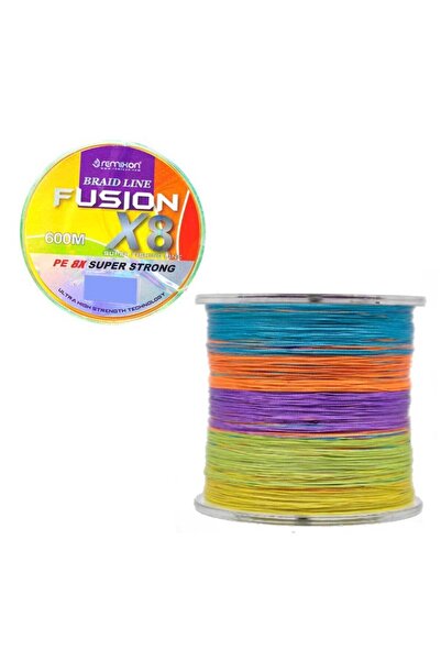 REMIXON Fusion X8 Multicolor Ip Olta Misinası 600mt 0.22 Mm