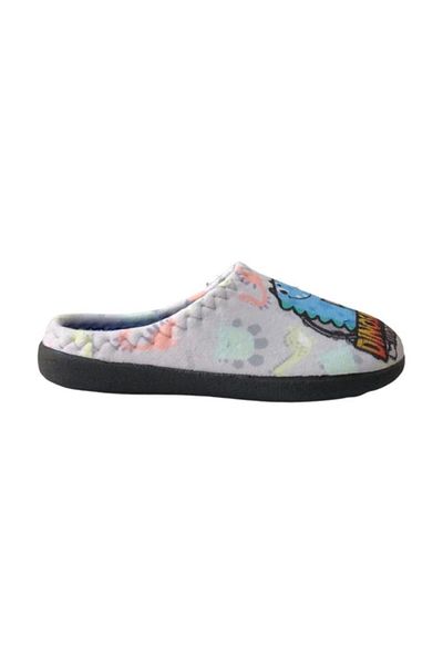 GEZER Children's Gray Dinosaur Indoor Slippers 12798