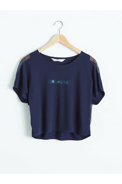 LC Waikiki navy Blue Women's Pajama Top