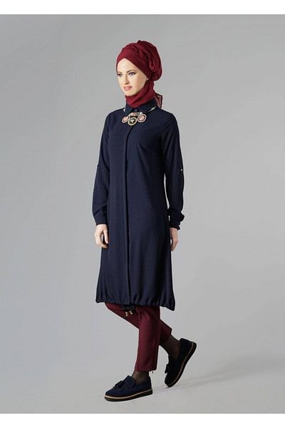 TRENDTESETTÜR Women's t 3187 Mgc Collection Skirt Gathered Tunic