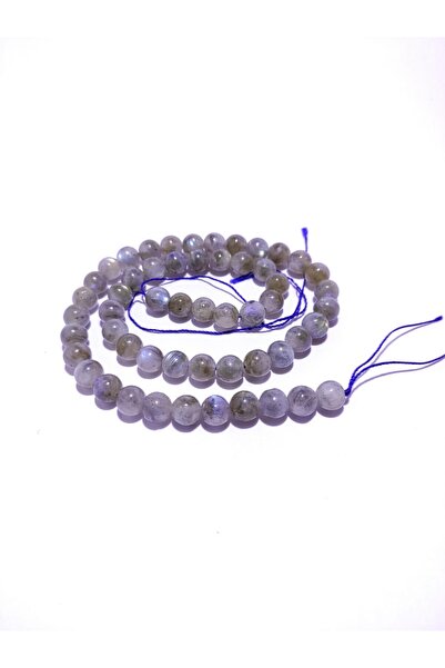 platin hediyelik 1 Σετ Φυσική Πέτρα Λαμπροδορίτης Φυσική Πέτρα 8mm Φυσική Πέτρα