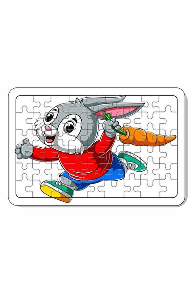 Baskı Atölyesi أحجية خشبية مكونة من 54 قطعة من حيوانات لطيفة مقاس A4