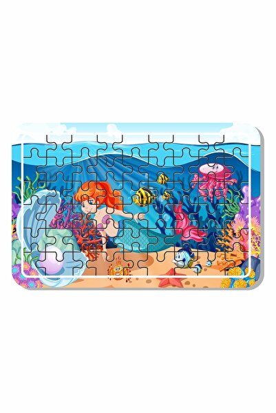 Baskı Atölyesi أحجية خشبية مكونة من 54 قطعة من حيوانات لطيفة مقاس A4