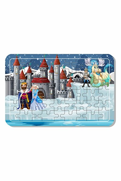 Baskı Atölyesi أحجية خشبية مكونة من 54 قطعة من حيوانات لطيفة مقاس A4