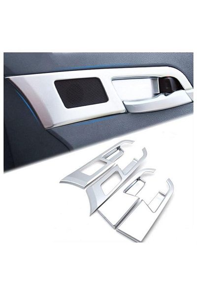 OLED GARAJ Compatible For HYUNDAI ELANTRA INNER DOOR HANDLE PLATED SILVER 2016-2019