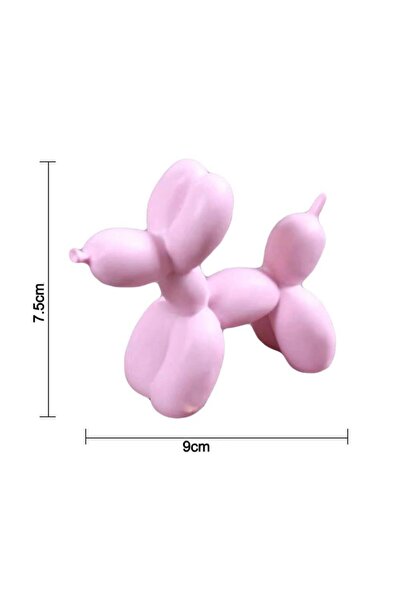 CajuArt Dekoratif Minyatür Sevimli Balon Köpek Biblo Modern Dekor