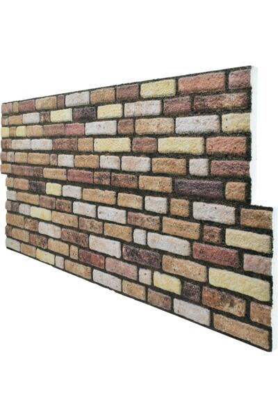 Pandekor 5 Adet X Minik Taş Desenli 3 Boyutlu Renkli Strafor Köpük Duvar Kapl...