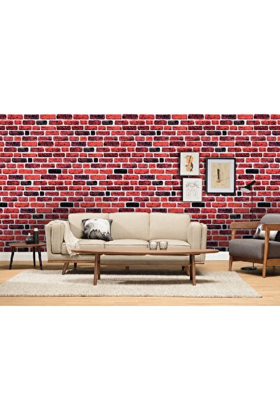 Pandekor 5 Adet (2,5M2) X Tuğla Desenli 3 Boyutlu Renkli Strafor Köpük Duvar Kaplama Paneli (BR-539)