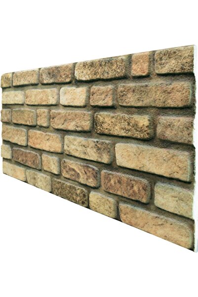 Pandekor 5 Adet X Tuğla Desenli 3 Boyutlu Renkli Strafor Köpük Duvar Kaplama Paneli (br-532)