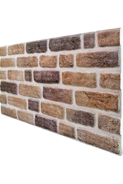 Pandekor 5 Adet (2,5M2) X Tuğla Desenli 3 Boyutlu Renkli Strafor Köpük Duvar ...