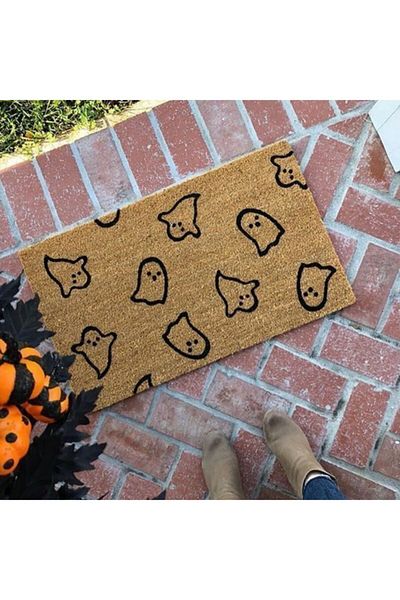 LAMONETA Ghost / Halloween Ghost Doorfront Koko Bristle Mat