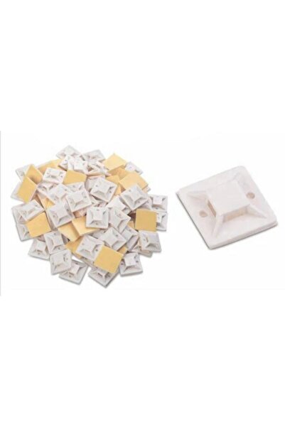AVMmarketim Cırt Kelepçe Hediyeli Yapışkanlı Kroşe 20 Adet 20 X 20 Mm