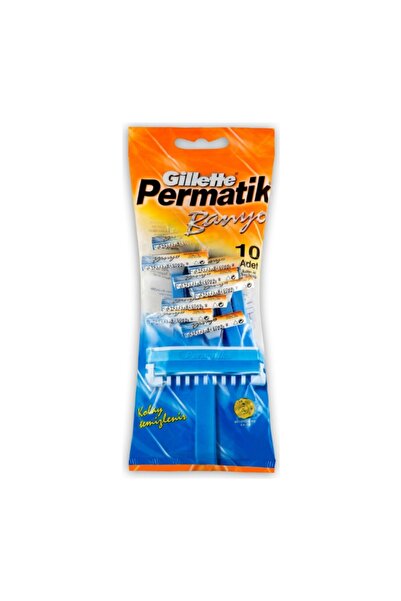 Gillette Permatik Banyo Kullan At Tıraş Bıçağı 10 Lu