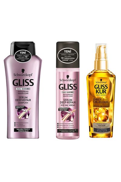 Gliss Serum Deep Repair - Hair Care Set