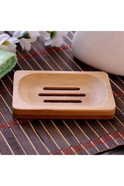 Happy Home Ahşap Lüx Dikdörtgen Katı Sabunluk /0388