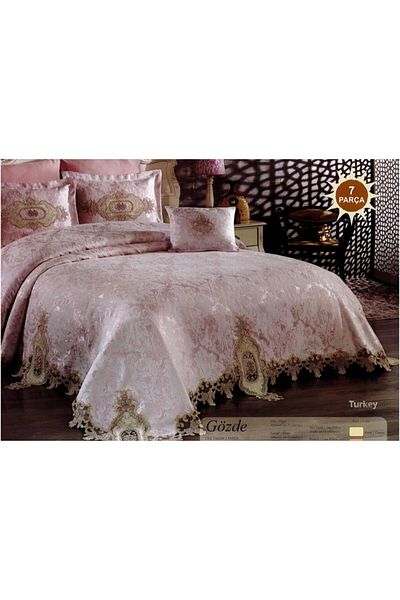 Duru Çeyiz Sandıkları Duru Gözde 7 Piece Pique Set