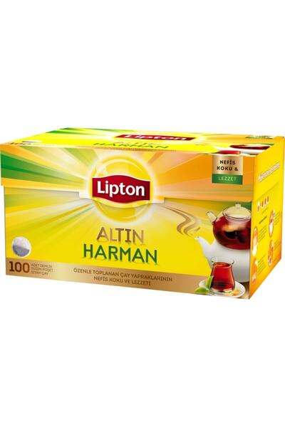 Lipton 100 Pieces Gold Threshold Teapot Filtered Tea
