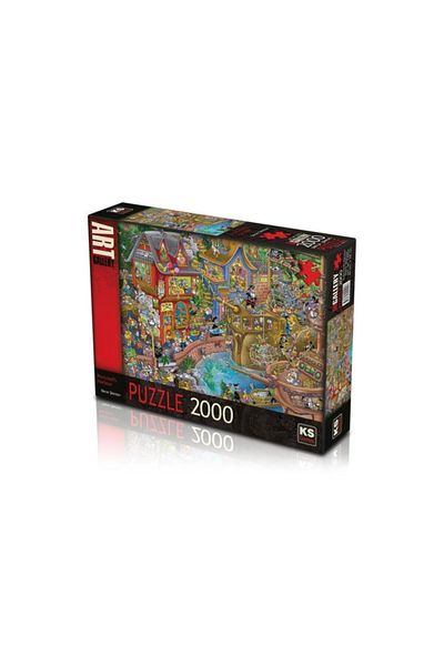 Ks Puzzle Pontcheffs Harbor 2000 Pieces 22504