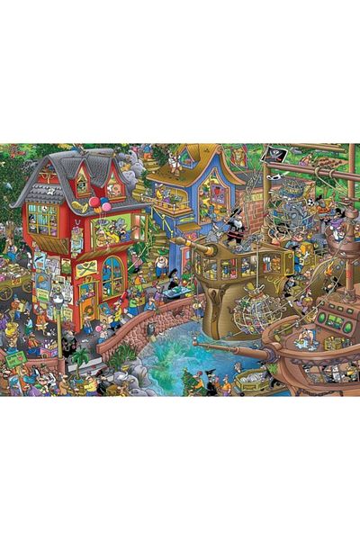Ks Puzzle Pontcheffs Harbor 2000 Pieces 22504