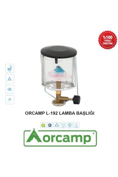Orcamp Orgaz L-192 Siboplu Kartuş Gaz Lamba Başlığı Türeks Camlı