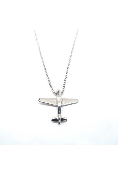 Herşey Nota Uçak Pilot Hostes Kolye Paslanmaz Çelik