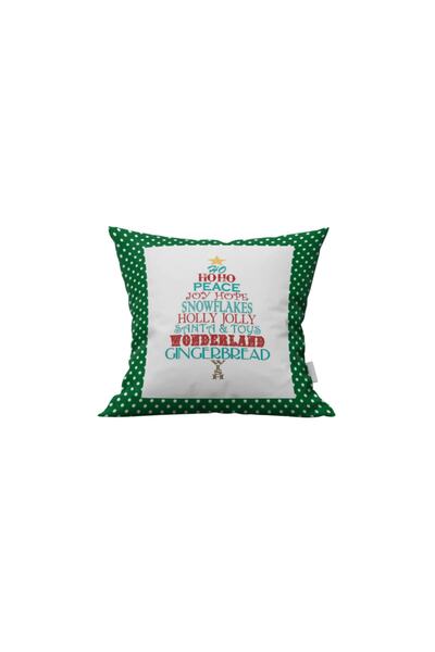 Marte Home New Year's Single Sided Polka Dot Decorative Throw Pillow Cover
