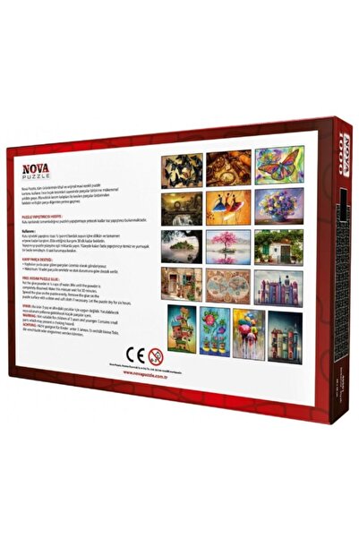 Nova Puzzle 1000 Parça Imkansız Puzzle - Siyah - Fantastik Kesim