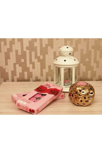 Bozkurt Mum Gül Kokulu Tealight Mum  2 Paket