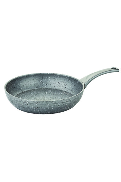 OMS PASLANMAZ Oms 3210.00.07 22*5 Cm / 1.6 Lt. Granite Frying Pan Gray