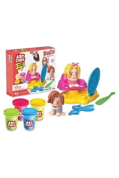 Dede Oyuncak Unisex Kids Artcraft Hairdresser Play Dough Set