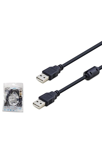 HADRON Hn4346b Usb (M) To Usb (M) Kablo Siyah 3mt