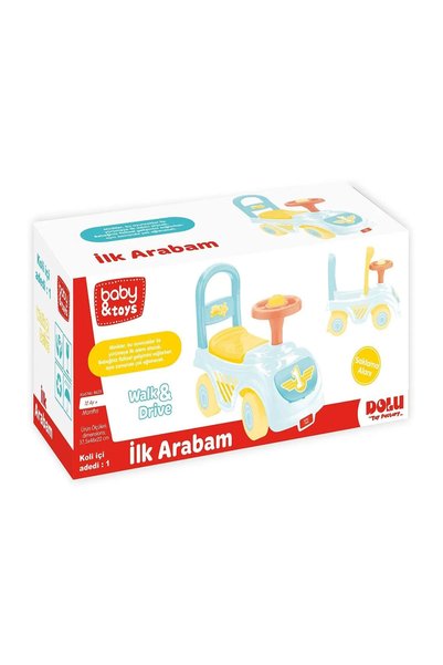 baby toys Baby Walking Encouraging Car with Horn and Luggage 1-2-3 Years
