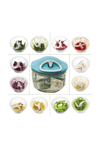 RoseRoi Doğrayıcı Pratik Ipli El Rondosu Meyve Sebze Doğrayıcı Dilimleyici