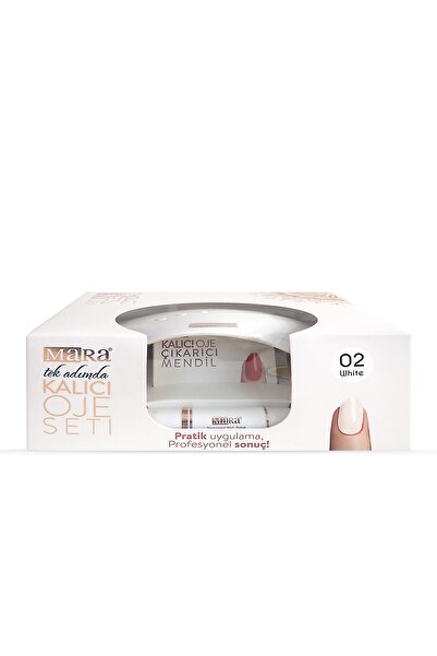 Mara Kalıcı Oje Seti / White 02