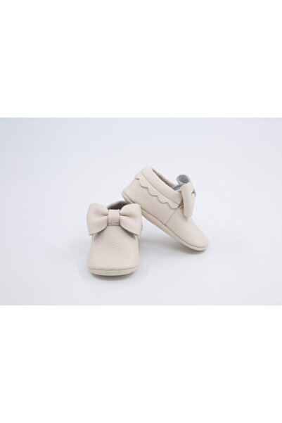 Li Puna Baby White Podi Series Leather First Step Shoes