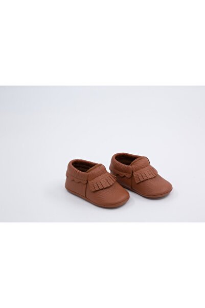 Li Puna Baby Brown Dani Series Tan Leather First Step Shoes