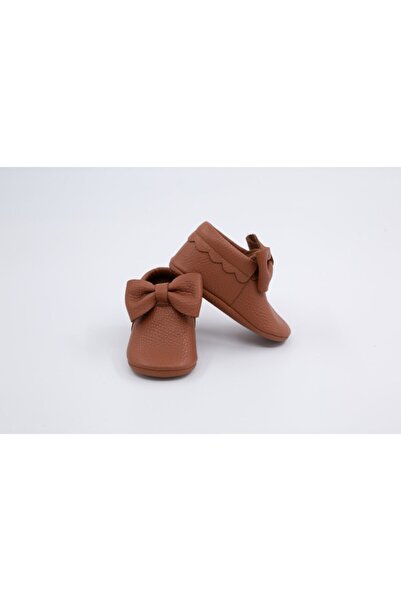 Li Puna Baby Girl Brown Catwalk Series Genuine Leather First Step Shoes