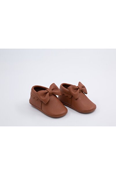 Li Puna Baby Girl Brown Catwalk Series Genuine Leather First Step Shoes