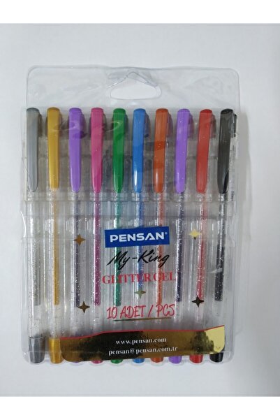 Pensan Jel Kalem My-king Simli 10 Lu Tükenmez Kalem