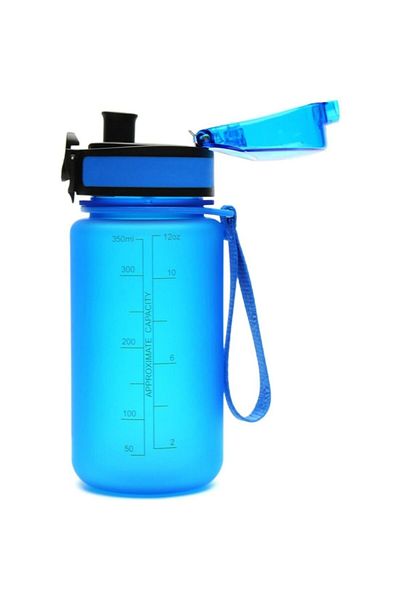 Uzspace 350ml Blue Tritan Mini Size Water Bottle - Leak Proof