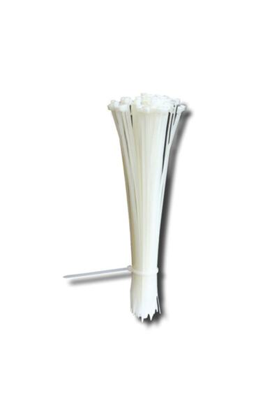OEM 10 Cm Beyaz 25mmx100mm Kablo Bağı - Pakette 100 Adet Bulunur