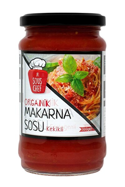 Jr.Sous Chef Jr. Sous Chef Organik Makarna Sos (napoliten) 300gr