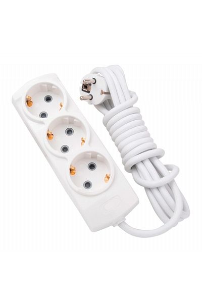 Tunç Çadır 3 Meter 3-Plug Socket Extension Cable