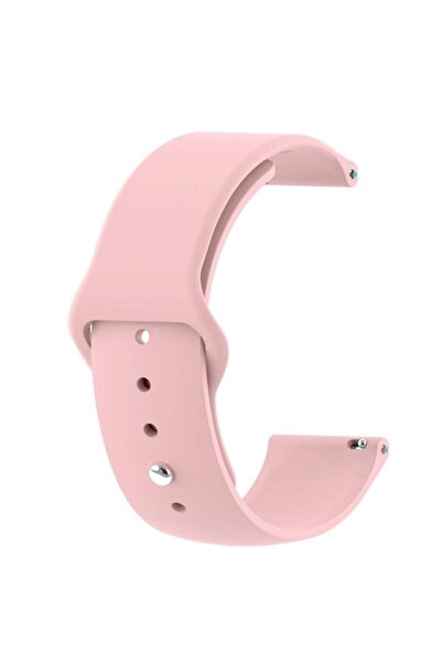 Gpack Oppo Watch 46mm Kordon Mat Düz Renkli Silikon Bronz