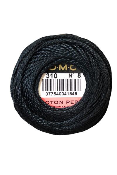 Dmc Koton Perle 8 Pamuk Merserize Nakış Ipi 310 Siyah