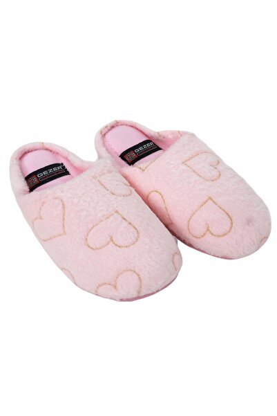 GEZER Kadın Ekru Peluşlu Ev Terliği 12752