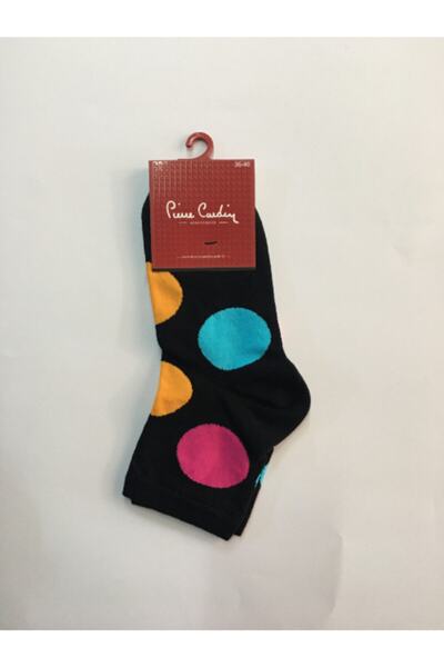 Pierre Cardin Kadın Lacivert Lotus Dikişsiz Pamuklu Patik Çorap 6lı