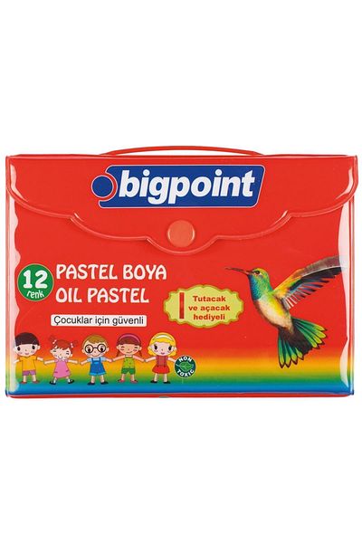 Bigpoint Pastel Paint 12 Colors with Bag Bp741